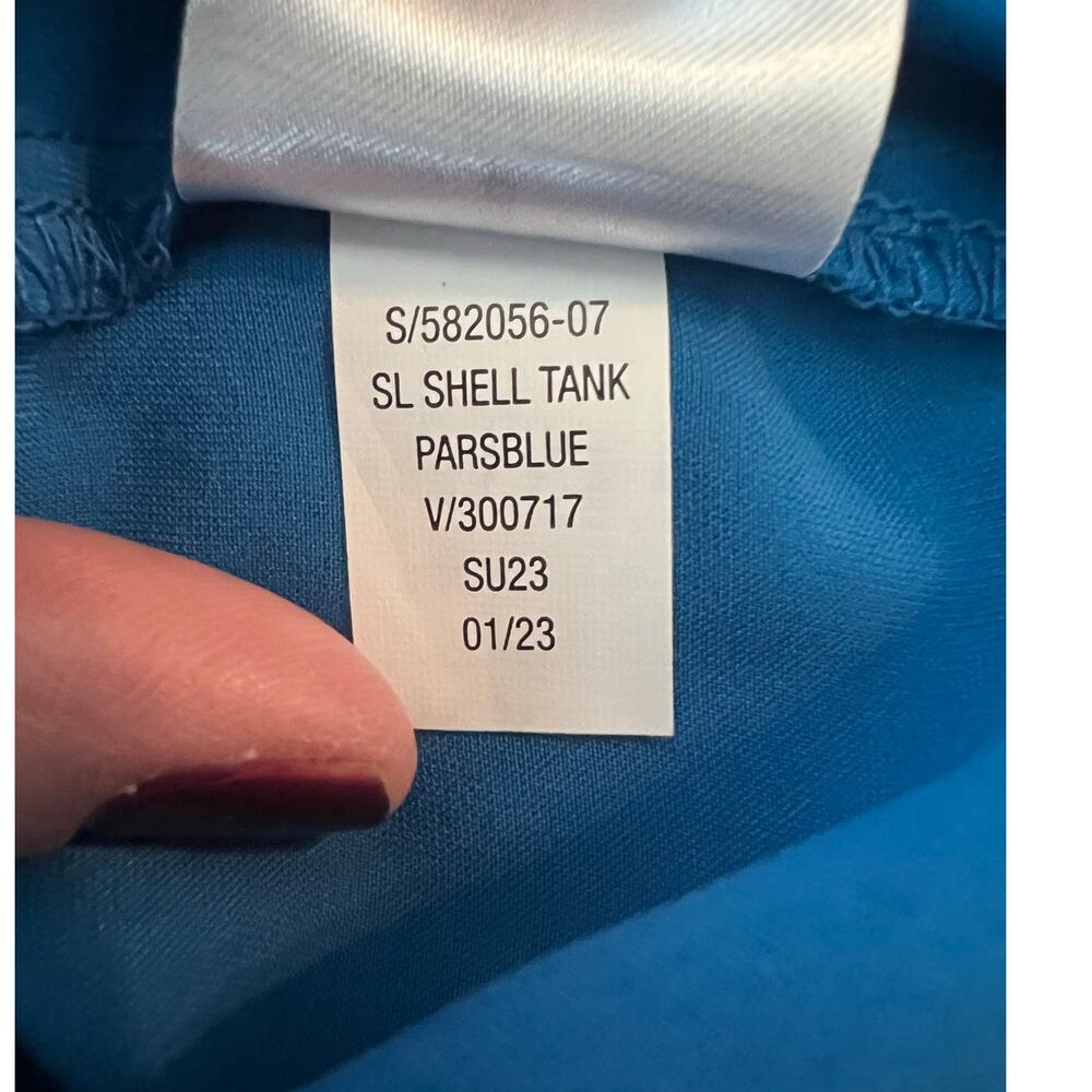 Banana Republic Tank/Shell, Small, Blue, Lightweight, Office, Sleeveless - Picture 6 of 8